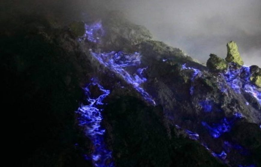 Ijen Crater Exploration: Blue Fire & Sulfur Mines